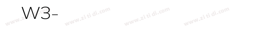 腾讯体 W3字体转换